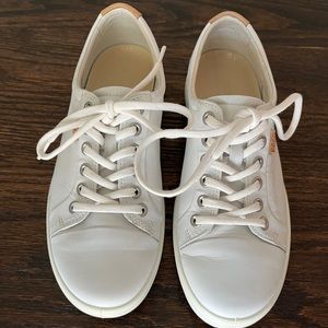 Ecco White Sneakers Size 7-7.5 US.